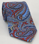 Macclesfield Modern Madder Printed Silk Tie MMPT-18